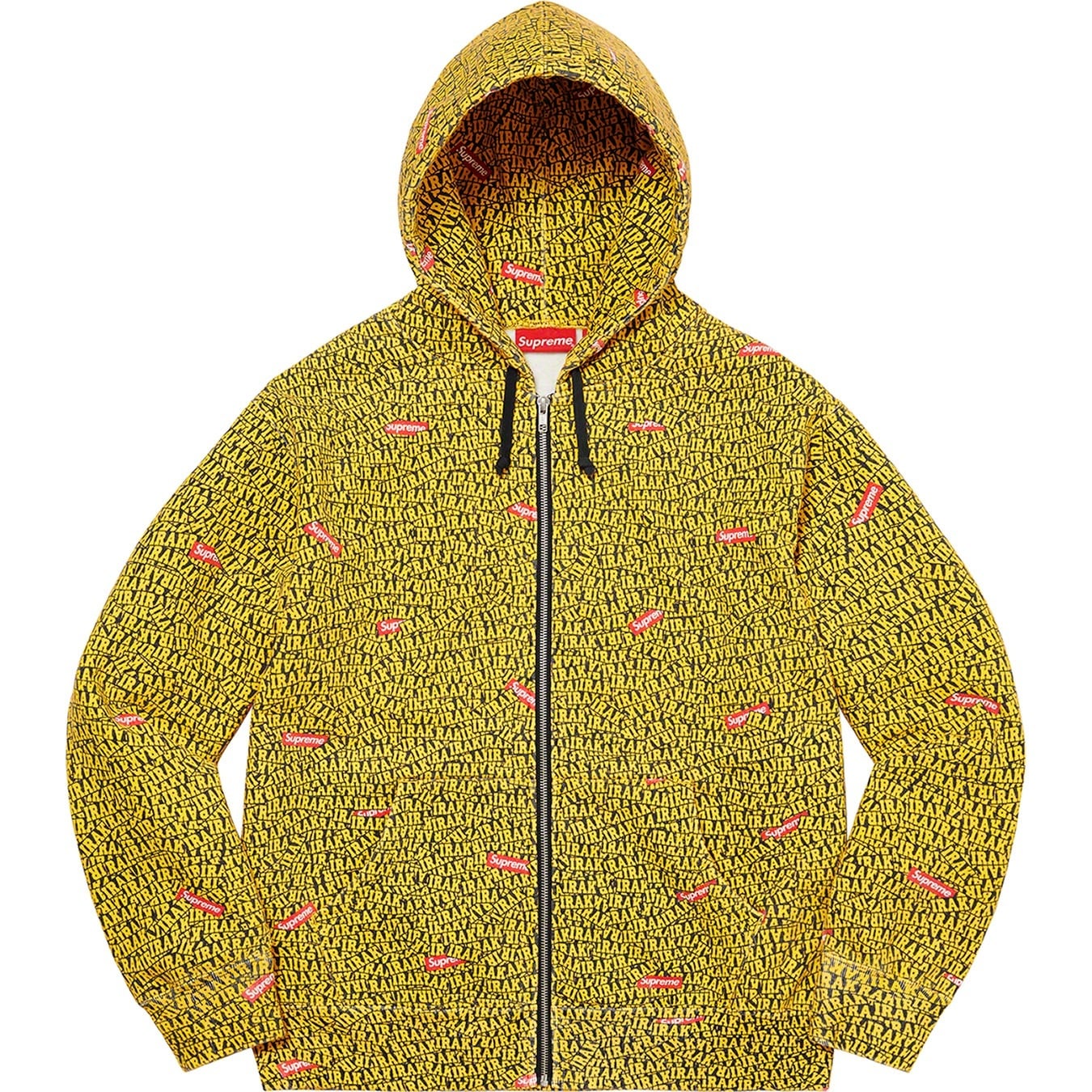 Supreme/IRAK Zip UP Hooded Sweatshirt view 2